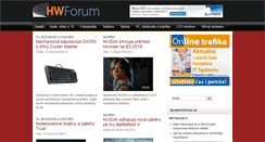 Desktop Screenshot of hwforum.cz